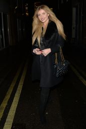 Amy Hart - Heading to Dinner at Hakkasan Restaurant in Mayfair 12/14/2020