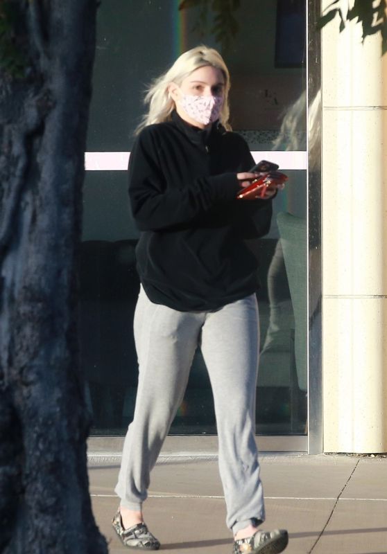Ariel Winter in a Black Jumper and Grey Joggers - Exiting Laser Away ...