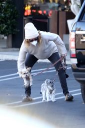 Ashley Tisdale at Whizin Market Square in Agoura Hills 12/29/2020
