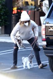 Ashley Tisdale at Whizin Market Square in Agoura Hills 12/29/2020