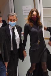 Carla Bruni at Paris Courthouse 12/09/2020