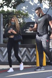 Chrishell Stause With Keo Motsepe - Beverly Hills 12/02/2020