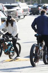 Christina Schwarzenegger - Bike Riding in Brentwood 12/18/2020