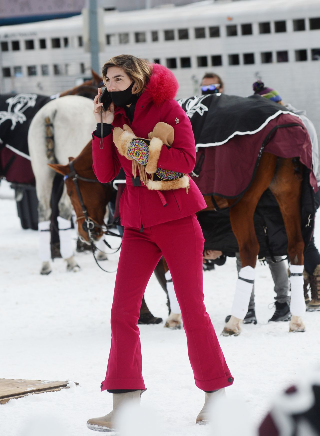 Delfina Blaquier at a Polo Match in Aspen 12/20/2020 • CelebMafia