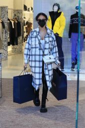 Draya Michele Shopping on Rodeo Drive in Beverly Hills 12/29/2020