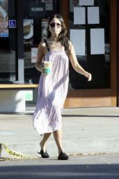 Eiza Gonzalez in Flowing Sundress - Out in West Hollywood 12/17/2020