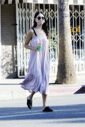 Eiza Gonzalez in Flowing Sundress - Out in West Hollywood 12/17/2020
