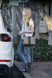Elle Fanning - Christmas Shopping in West Hollywood 12/18/2020