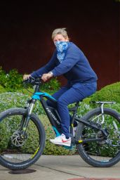 Ellen DeGeneres - Rides an E-Bike in Santa Barbara 12/27/2020