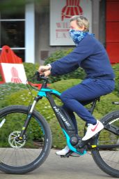 Ellen DeGeneres - Rides an E-Bike in Santa Barbara 12/27/2020