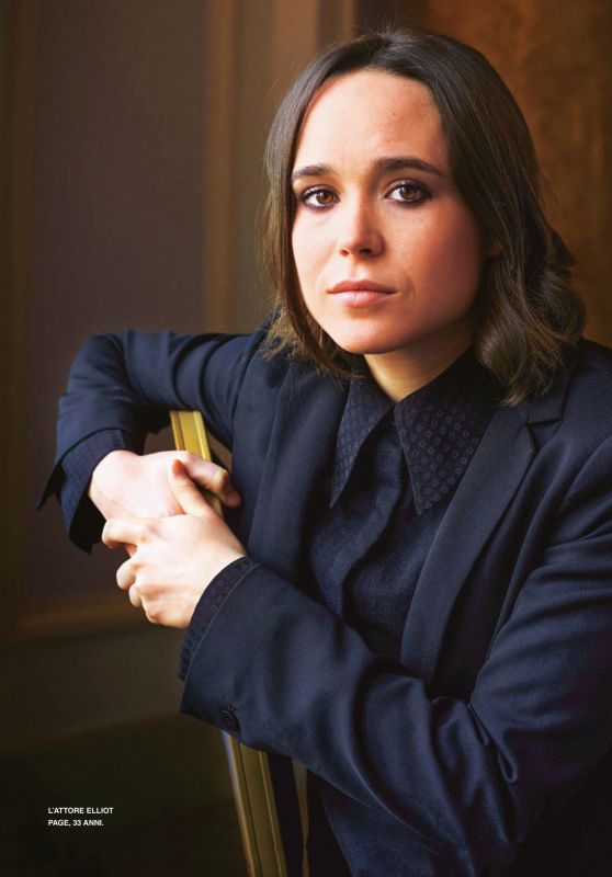 Ellen Page - Grazia Italy 12/10/2020 Issue