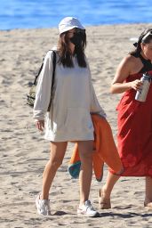 Emily Ratajkowski on the Beach in Los Angeles 12/20/2020