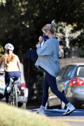 Emma Roberts - Arriving Back Home in Los Feliz 12/19/2020