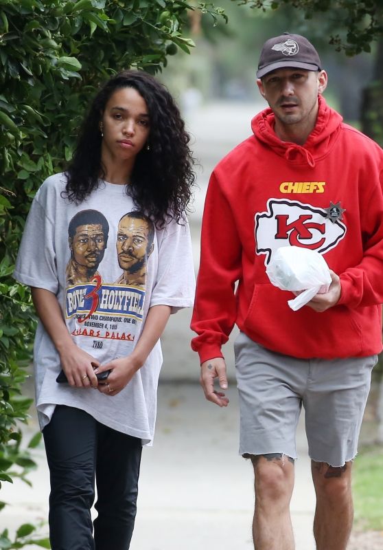 FKA Twigs and Shia LaBeouf - Out in Los Angeles 11/08/2018