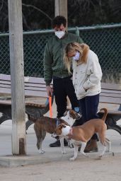 Florence Pugh at Dog Park in LA 12/14/2020