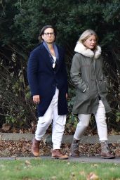 Gwyneth Paltrow With Husband Brad Falchuk Out in the Hamptons 11/29/2020