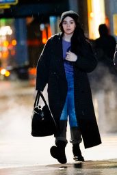 Hailee Steinfeld - "Hawkeye" Filming in NY 12/04/2020