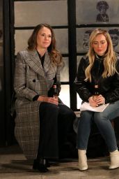 Hilary Duff and Sutton Foster - "Younger" Set in NYC 12/11/2020