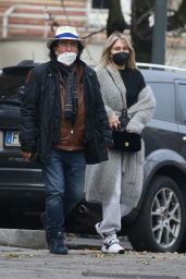 Jasmine Carrisi With her Father Al Bano Out in Milan 12/17/2020
