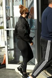 Jennifer Lopez in Legging in Miami 12/26/2020
