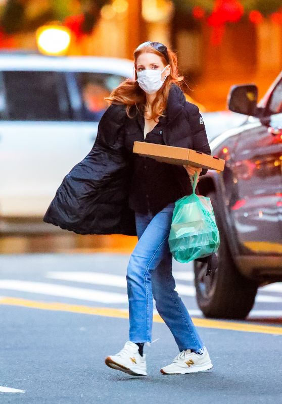 Jessica Chastain - Out in NYC 11/29/2020