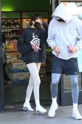 Kaia Gerber and Jacob Elordi at Earthbar in West Hollywood 12/02/2020
