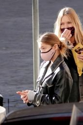 Kate Moss and Lila Grace Moss - Out in Rome 12/13/2020