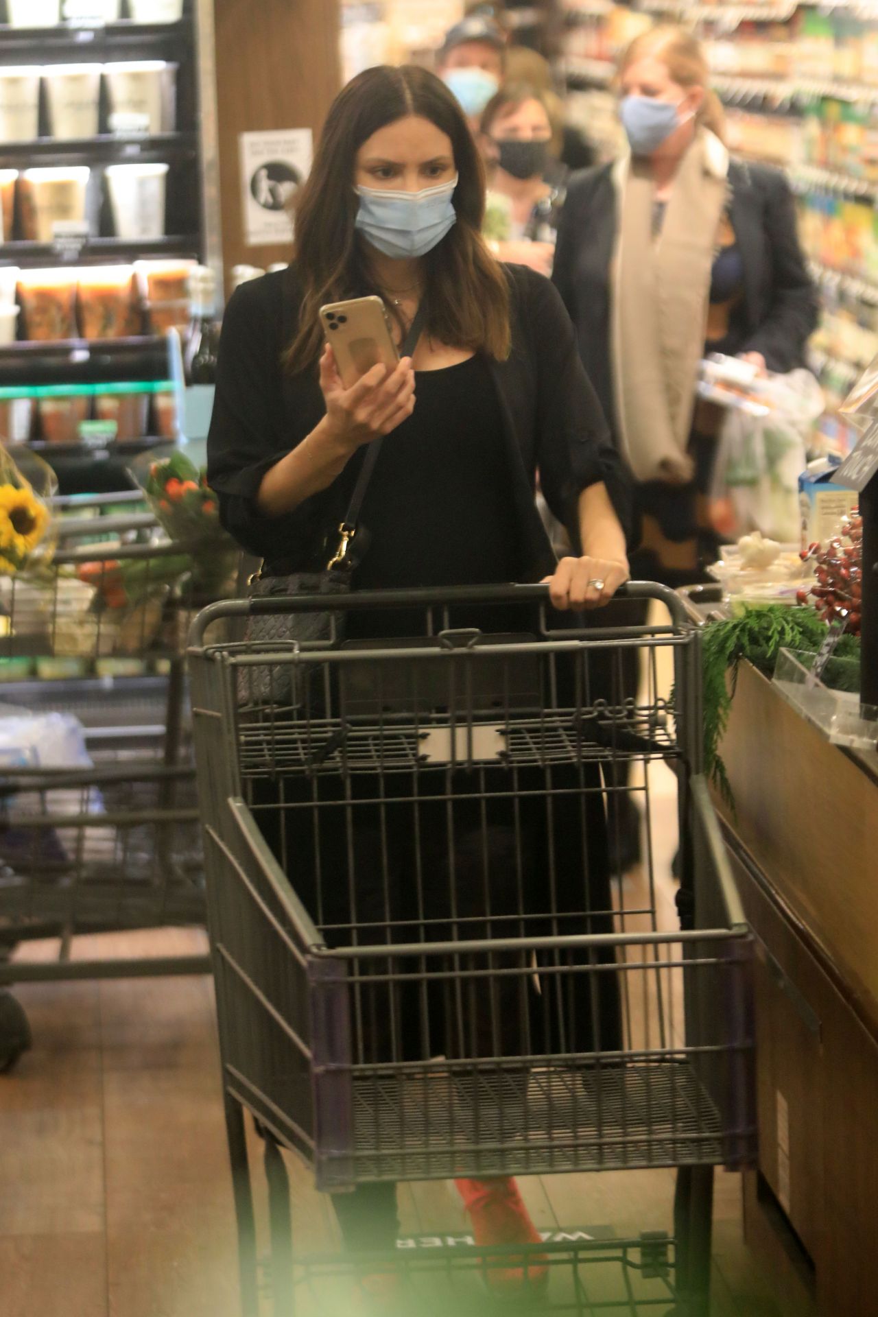 Katharine McPhee - Shopping in Bristol Farms 12/03/2020 • CelebMafia