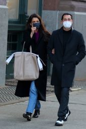 Katie Holmes and Emilio Vitolo Jr. - Out in Manhattan 12/28/2020