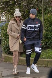 Kelly Brook and Jeremy Parisi Stoll in London 12/01/2020