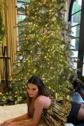 Kendall Jenner - Nylons and Christmas Tree 2020