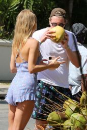 Kimberley Garner - Out in Holetown, St James 12/19/2020