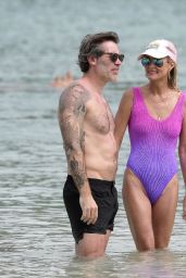 Laeticia Hallyday With Jalil Lespert in St Barths 12/08/2020