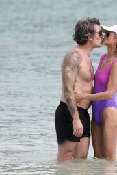Laeticia Hallyday With Jalil Lespert in St Barths 12/08/2020