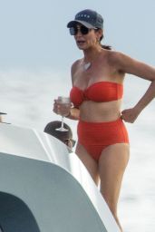 Lauren Silverman in a Red Bikini - Barbados 11/26/2020