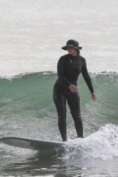 Leighton Meester - Surfing Session in Malibu 12/08/202