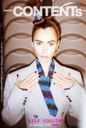 Lily Collins - Contents Magazine Winter 2020/2021 Photos