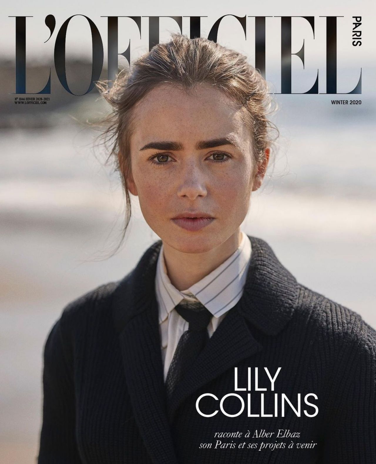 Lilly Collins Lily-collins-l-officiel-art-global-winter-2020-issue-1