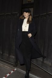Lily James - Leaving "St Lukes" Church in Chelsea 12/02/2020
