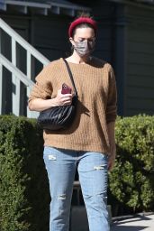 Mandy Moore in Casual Outfit - LA 12/02/2020