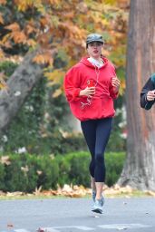 Margaret Qualley and Shia LaBeouf - Jog in the Pasadena Neighborhood 12/29/2020
