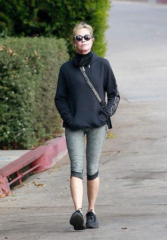 Melanie Griffith - Walk Around Her Neighborhood in Beverly Hills 12/13/2020