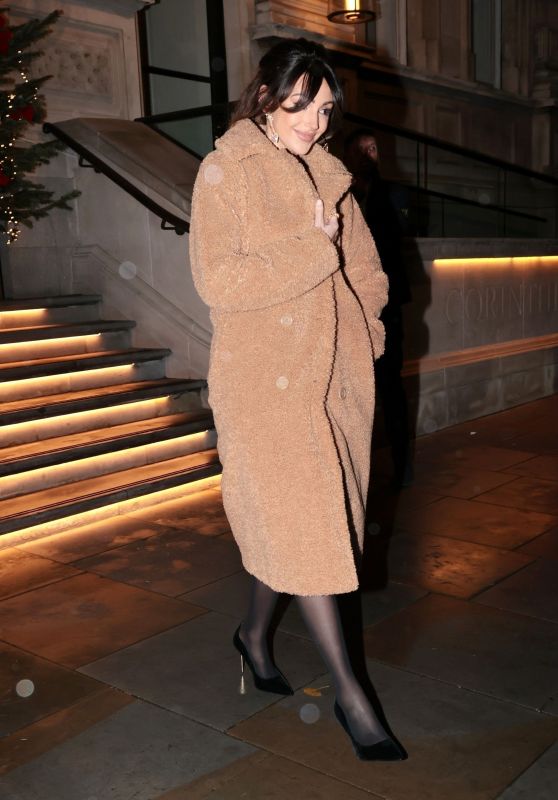 Michelle Keegan - Leaving The Corinthia Hotel in London 12/15/2020