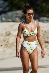 Montana Brown in a Bikini at the Beach in Barbados 12/27/2020