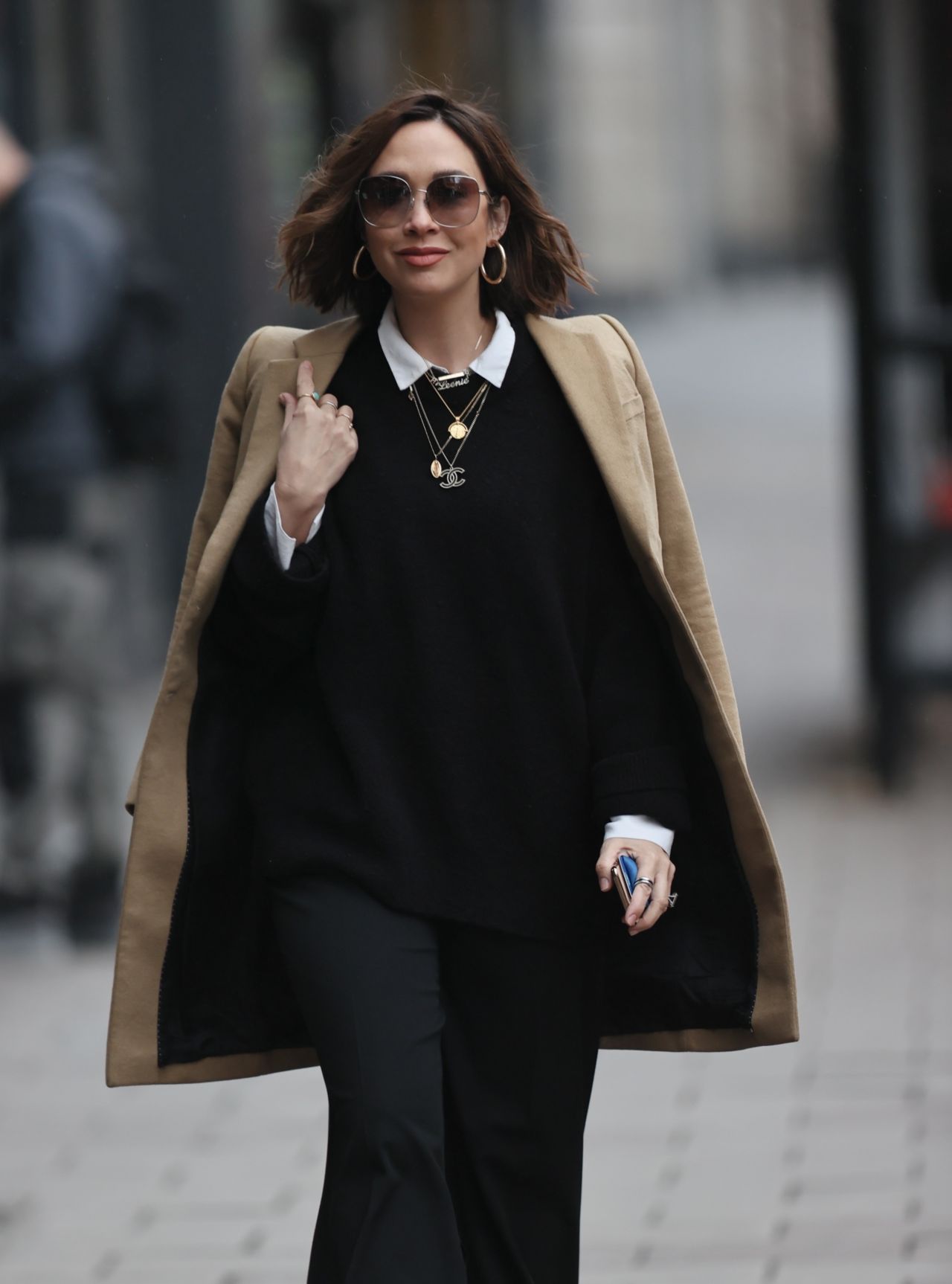 Myleene Klass Looking Chic in Black - London 12/04/2020 • CelebMafia