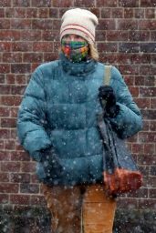 Naomi Watts - Braves the First Snowfall in Manhattan