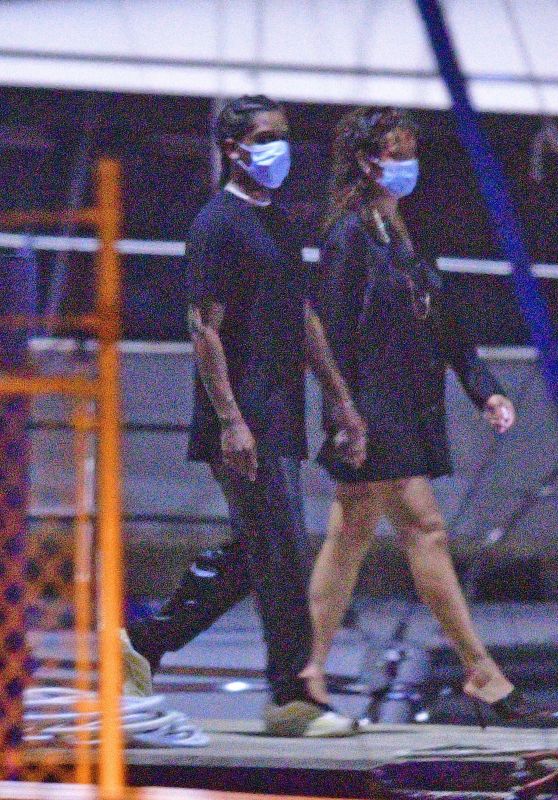 Rihanna and ASAP Rocky -  Out in Barbados 12/24/2020