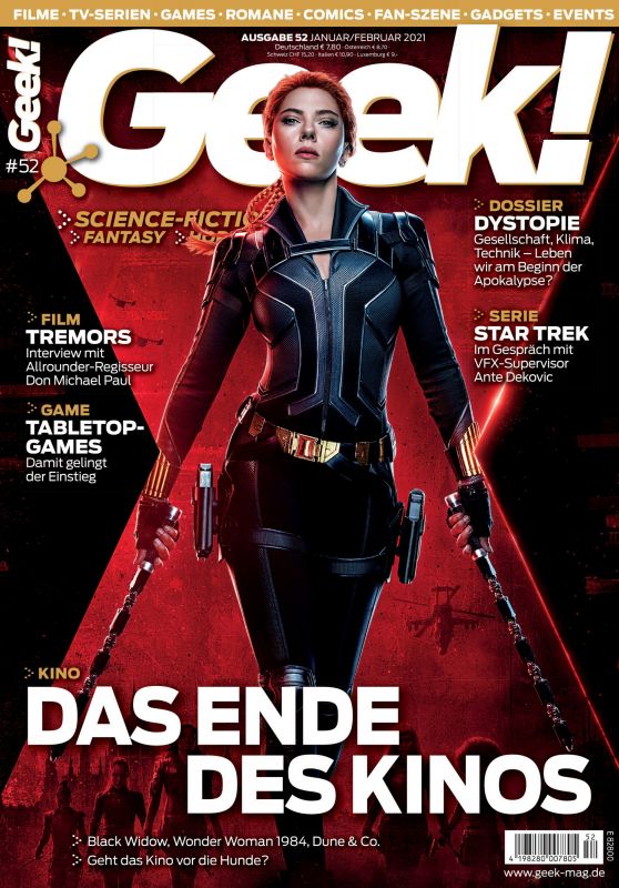 Scarlett Johansson - Geek! Magazine January/February 2021 Issue