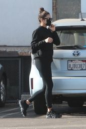 Shay Mitchell in All Black - Los Angeles 12/12/2020
