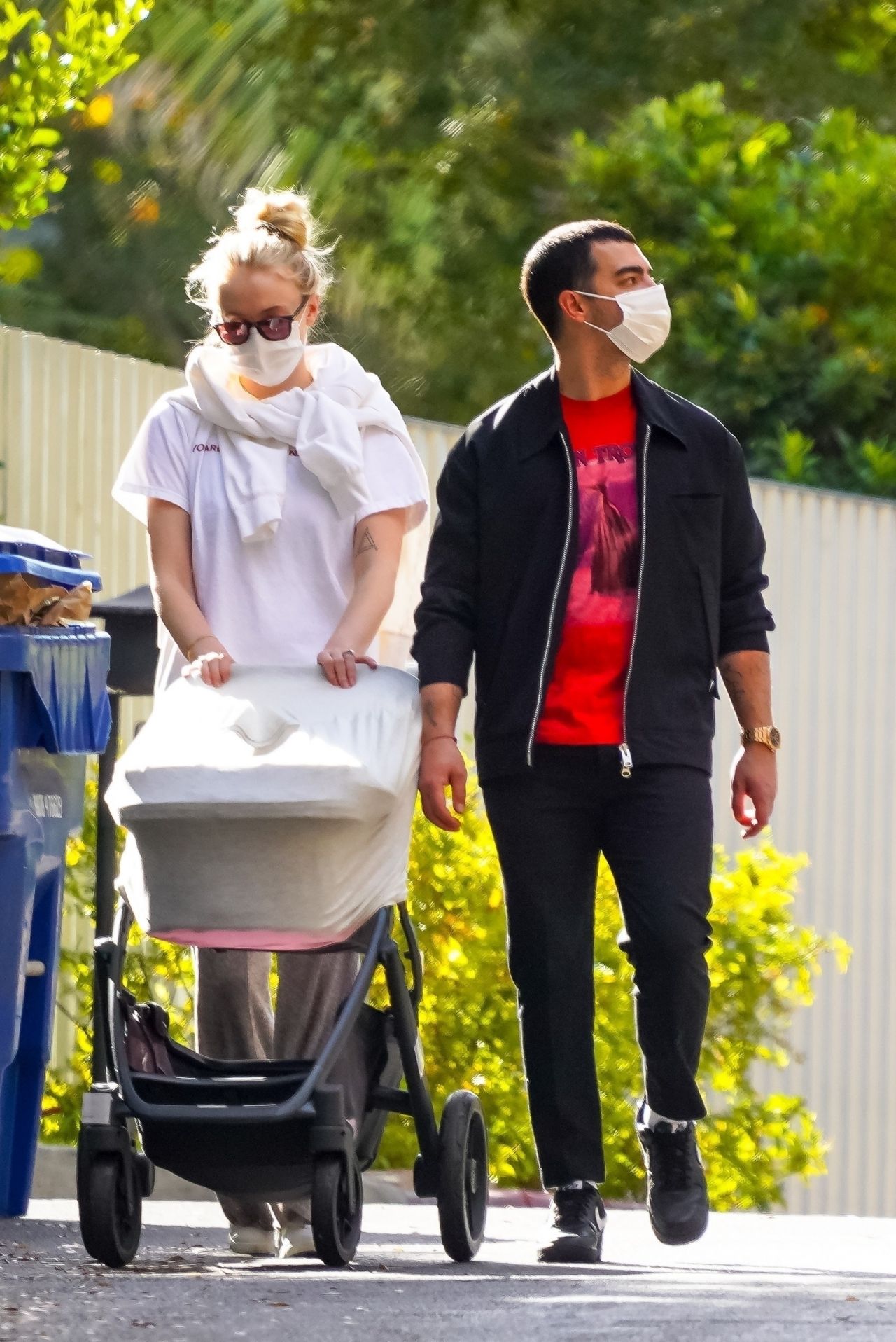 Sophie Turner And Joe Jonas - Daily Walk In Los Angeles 12 08 2020 